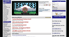 Desktop Screenshot of ibew483.unionactive.com