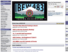 Tablet Screenshot of ibew483.unionactive.com