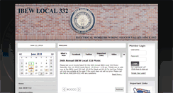 Desktop Screenshot of ibew332.unionactive.com