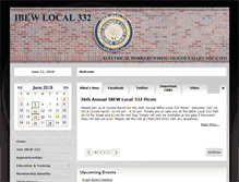 Tablet Screenshot of ibew332.unionactive.com
