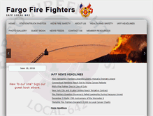 Tablet Screenshot of fargofirefighters.unionactive.com