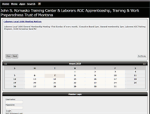 Tablet Screenshot of montanalaborers.unionactive.com