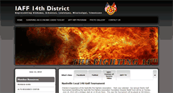 Desktop Screenshot of iaffdistrict14.unionactive.com