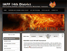 Tablet Screenshot of iaffdistrict14.unionactive.com